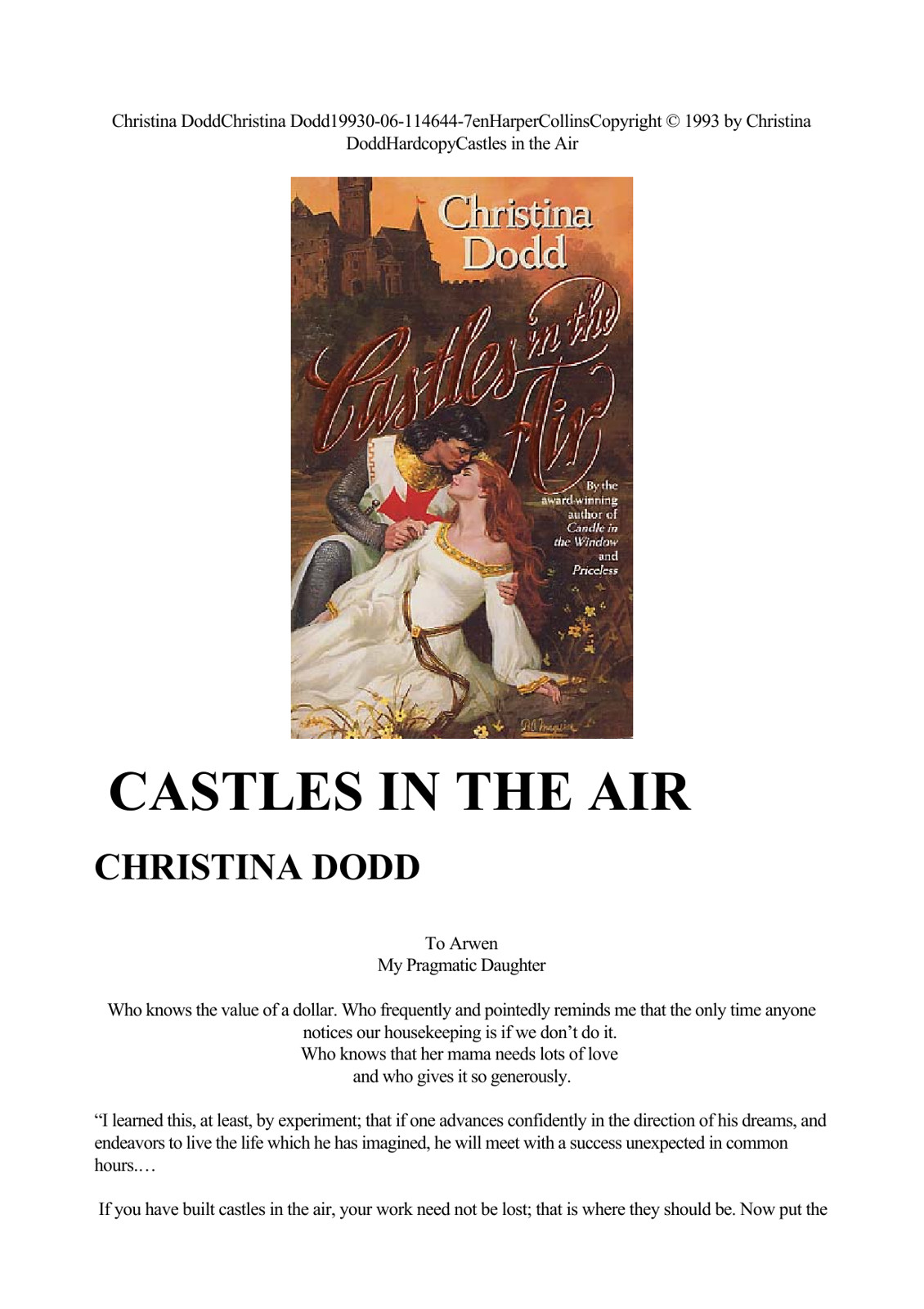 Castles In The Air